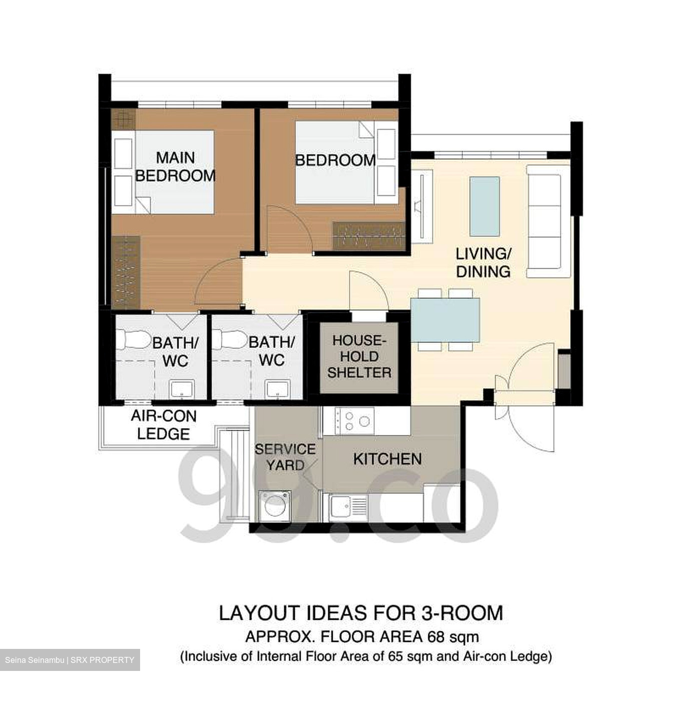 Blk 339B Anchorvale Village (Sengkang), HDB 3 Rooms #570256471